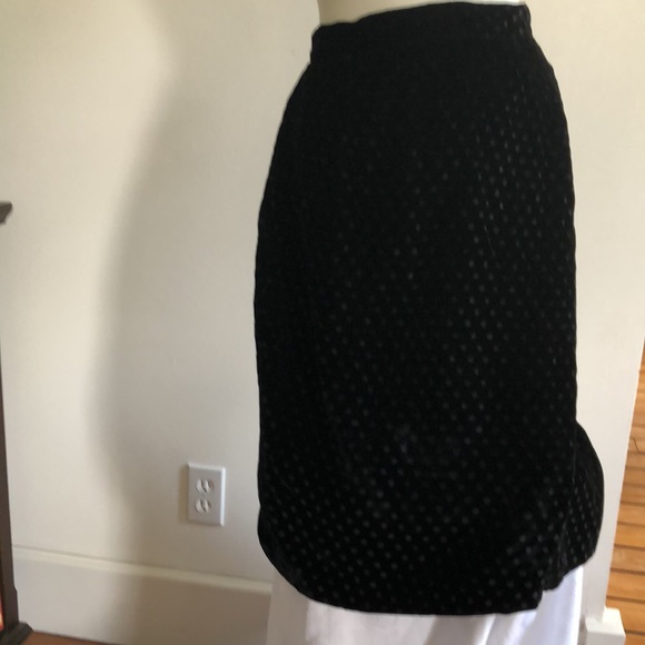 Sz 12 Femme de Carriere Velvet Pencil Skirt - Picture 5 of 5